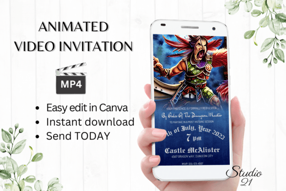 Bring Your Tabletop Adventures to Life with Animated Invitations
