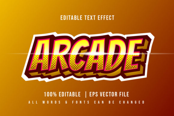 Capture Retro Vibes: The Arcade Game Text Style Effect