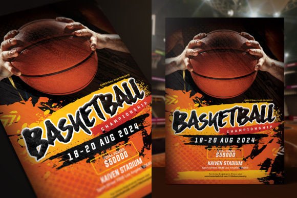 Court-Side Style: Creating Buzz with a Basketball Game Flyer