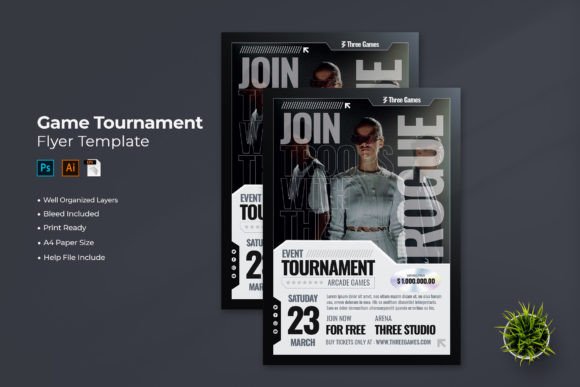 Design a Winning Event: Your Ultimate Game Tournament Flyer Template