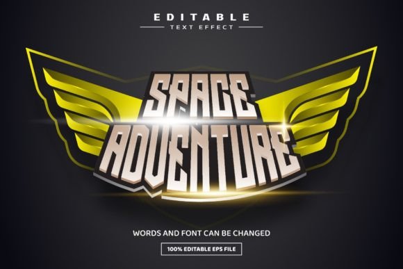 Galactic Typography: Customizing the Space Adventure Effect