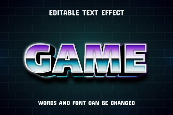 Game 3D Text Effect: Instantly Add Dynamic Dimension to Your Designs