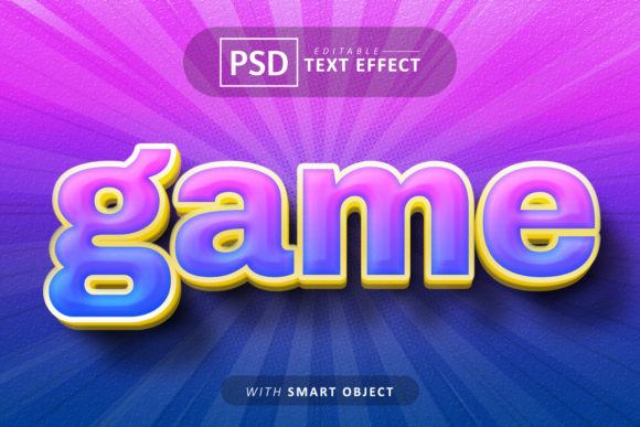 Game Cartoon Style Text Effect: Playful, Editable, and Ready for Any Project