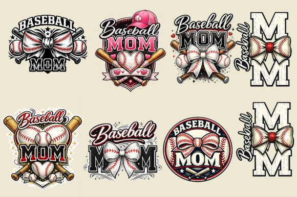 Game Day Ready: Styling the Baseball Mom Bow PNG