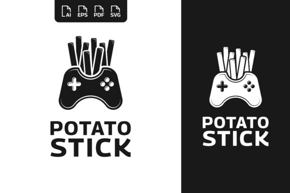 Game Stick with Potato Stick Logo: A Retro Branding Powerhouse