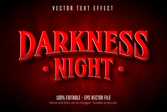 Game Style Editable Text Effect: Bold, Dark, and Ready to Play