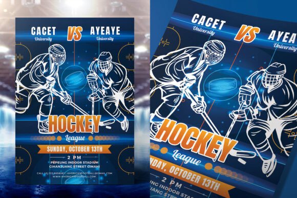 Ice Hockey Game Flyer: A Template for High-Impact Promotion