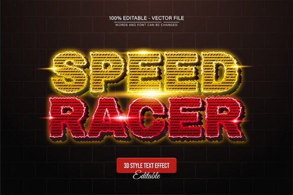 Ignite Your Projects with the Speed Racer Game Text Effect