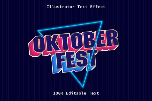 Illuminate Your Designs with October Fest Modern Game Neon Style