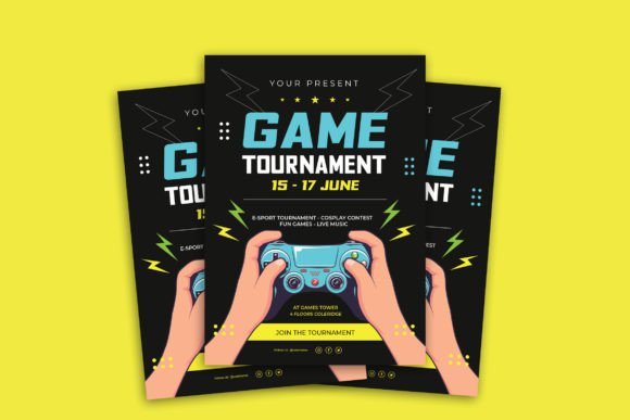 Level Up Your Event: A Game Tournament Flyer Guide