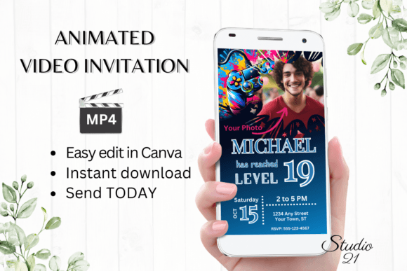 Level Up Your Party: The Ultimate Digital Invite for Gamers