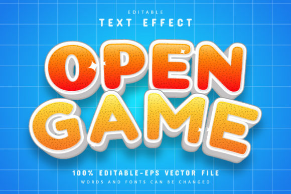 Make Playful Designs with the Open Game Kids Cartoon Text Effect