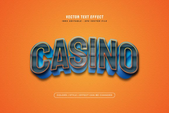 Make Your Designs Pop with a Bold 3D Casino Text Effect