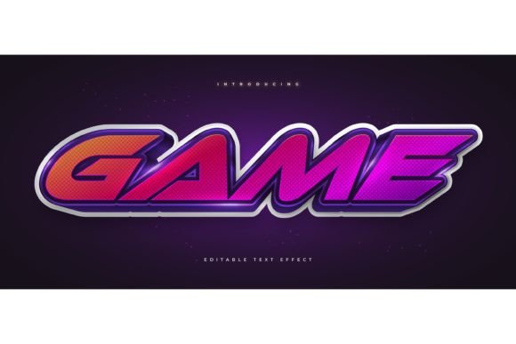 Make Your Text Pop: The 3D Colorful Game Style Effect